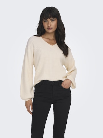 ONLY Sweater 'Katia' in White: front