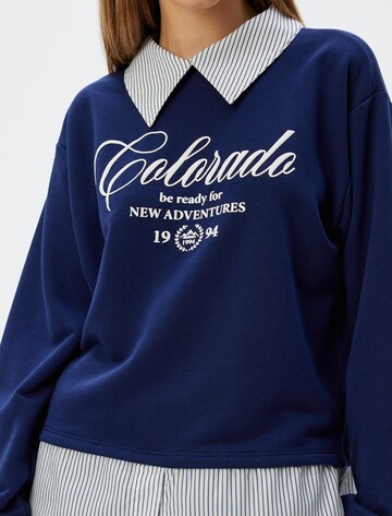 Koton Sweatshirt in Blauw