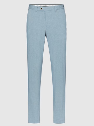 Hiltl Slimfit Chinohose 'Tarent - Melange Cotton'‌ in Blau: Vorderseite