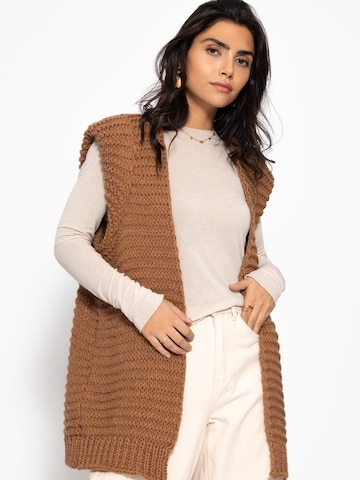 SASSYCLASSY Weste‌‌‌‌‌‌‌‌ in Beige