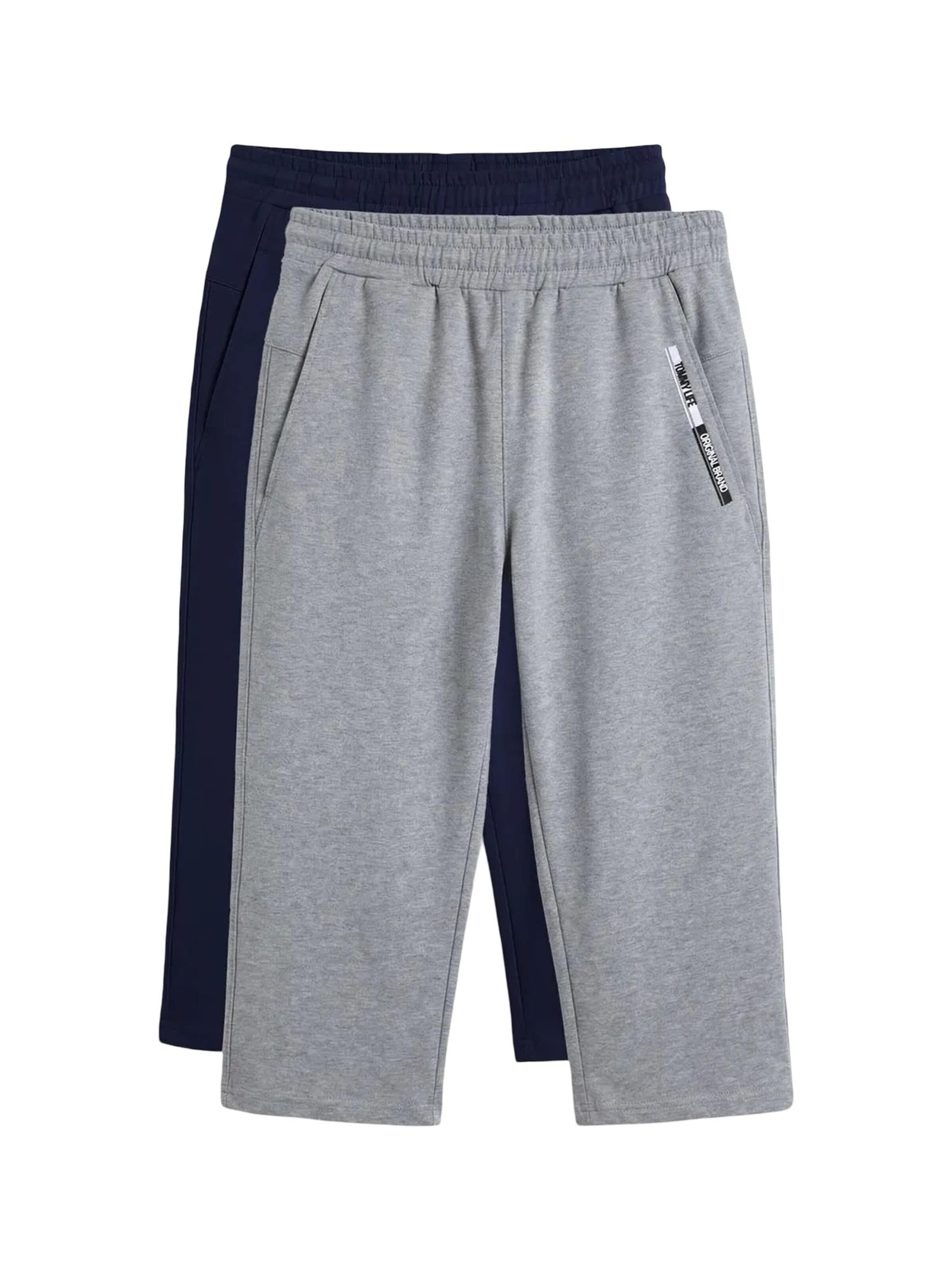 Pantalon de sport Tommy Life en gris : devant