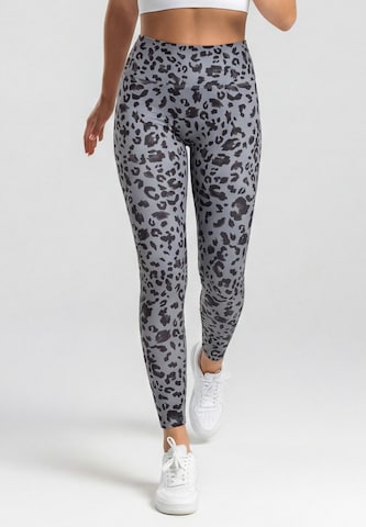 Skinny Leggings 'Fashion Look' Jika en gris : devant