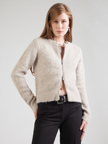 Hoermanseder - Cárdigan en beige: frente
