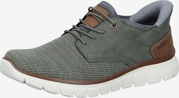 Chaussure basse Rieker en vert : devant