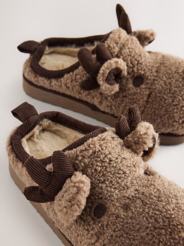 Next Slipper 'Novelty' in Brown