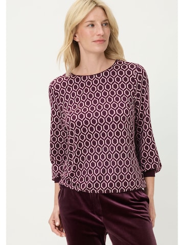 Olsen Shirt in Rood: voorkant