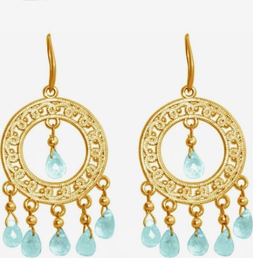 Boucles d'oreilles Gemshine en or : devant