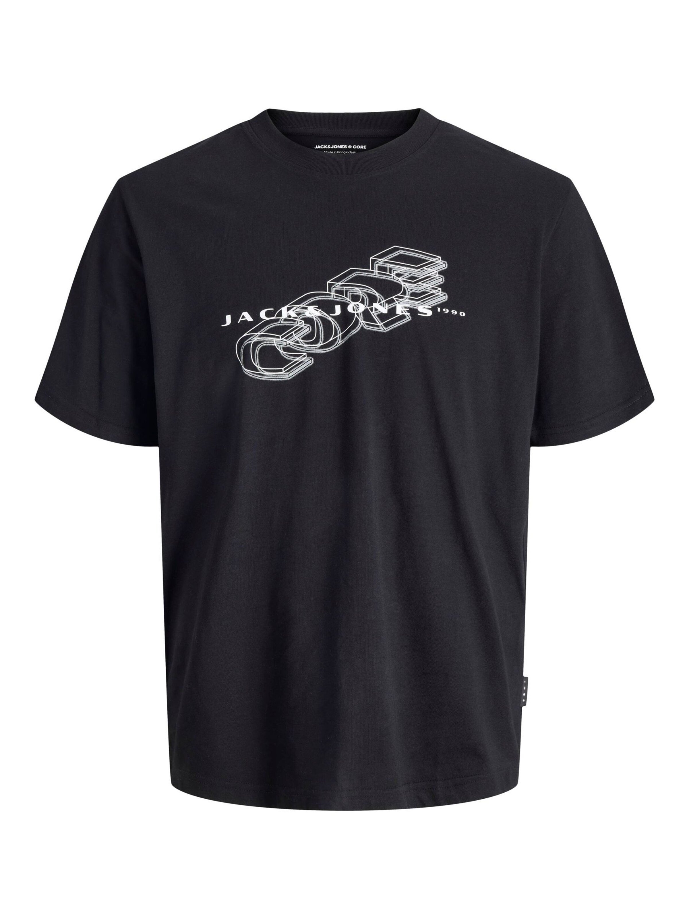 T-Shirt JACK & JONES en noir : devant