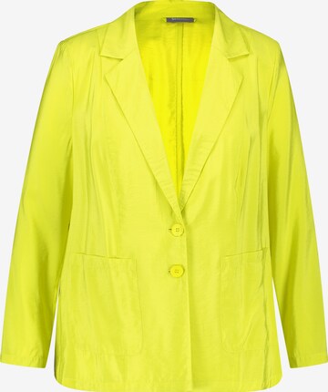 SAMOON Blazer in Yellow: front