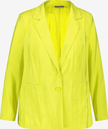 SAMOON Blazer in Yellow: front