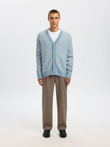 SELECTED Knit Cardigan in Blue