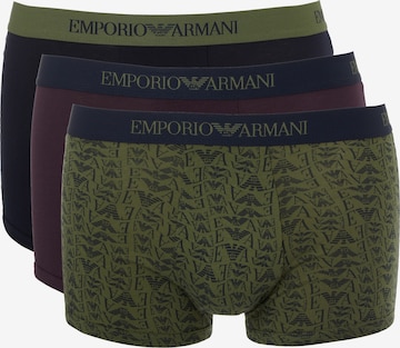 Boxers Emporio Armani en vert : devant