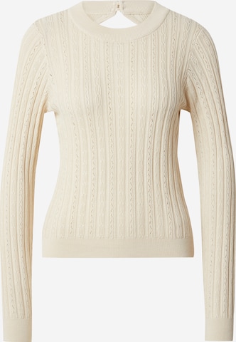 Pull-over 'MORENA' VERO MODA en beige : devant