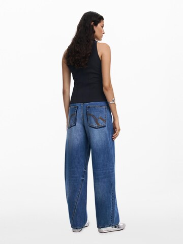 Desigual Bő szár Farmer - kék