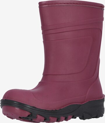 ZigZag Rubber Boots 'Fian' in Purple: front