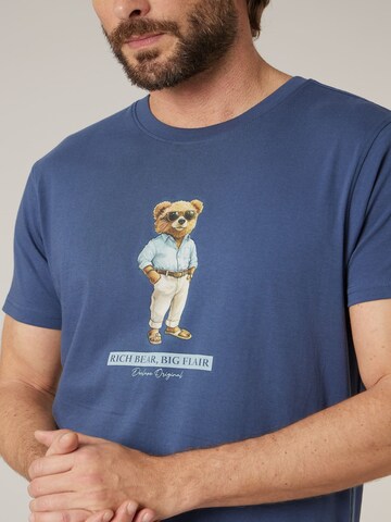 T-Shirt 'RICHBEAR' Deeluxe en violet
