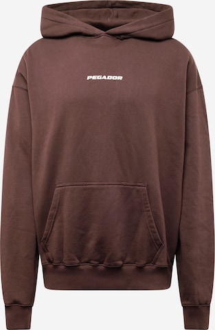 Sweat-shirt 'COLNE' Pegador en marron : devant