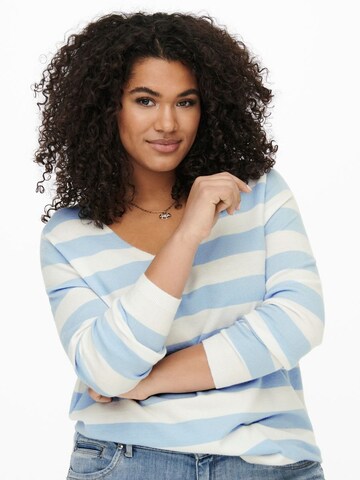 ONLY Carmakoma Sweater 'Melinna' in Blue: front