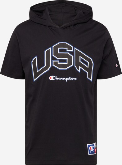 Champion Authentic Athletic Apparel T-Shirt in hellblau / schwarz / offwhite, Produktansicht