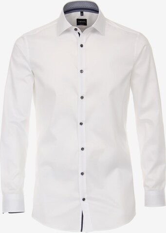 VENTI Slim fit Zakelijk overhemd in Wit: voorkant