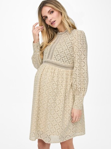 Only Maternity Jurk in Beige