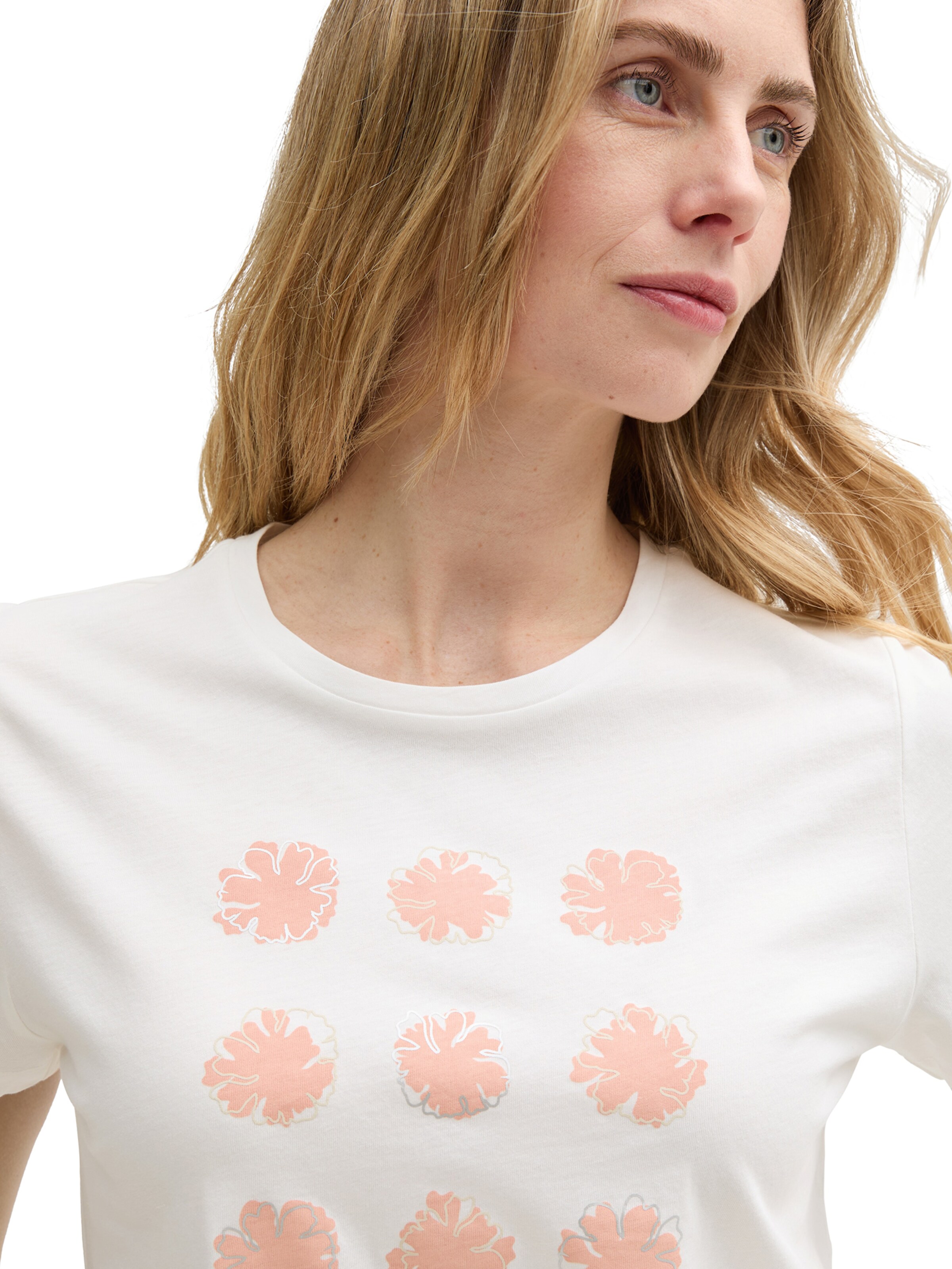 Tricou de la TOM TAILOR pe alb