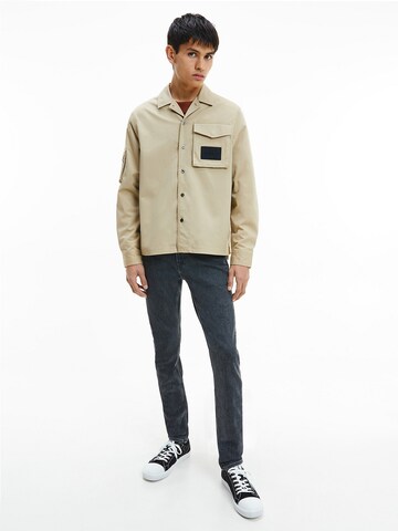 Calvin Klein Jeans Between-Season Jacket in Beige