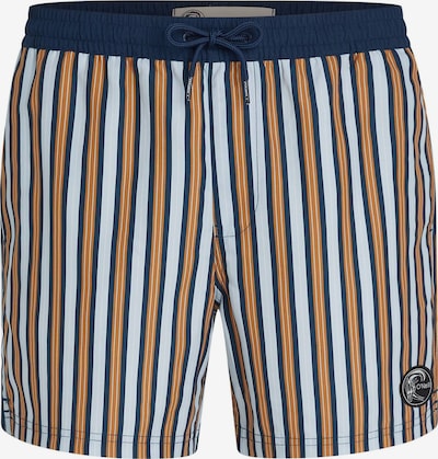 Maudymosi kelnaitės iš O'NEILL, spalva – pastelinė mėlyna / tamsiai mėlyna / ruda (konjako), Prekių apžvalga