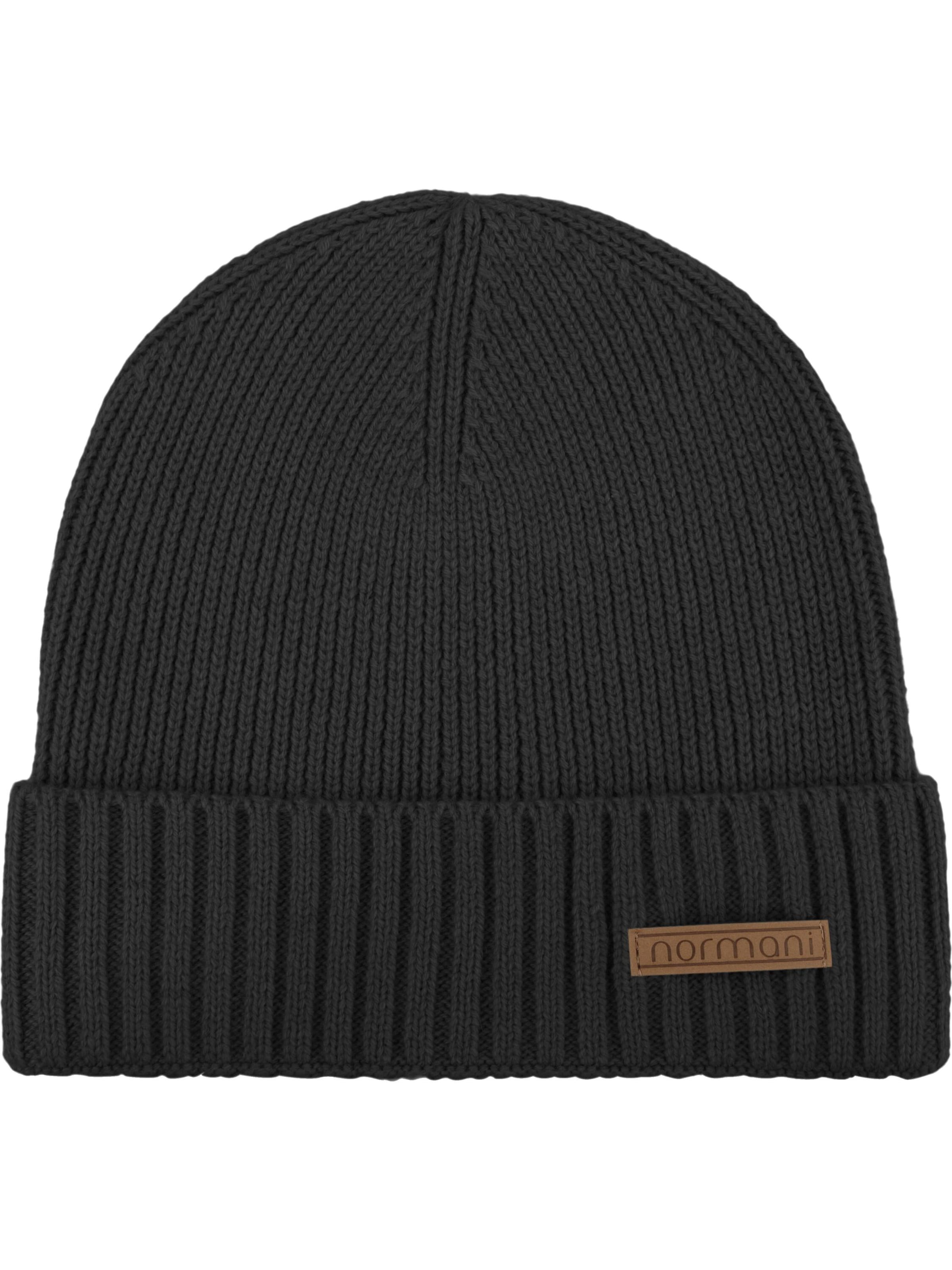 normani Beanie ' Yuma ' in Black: front