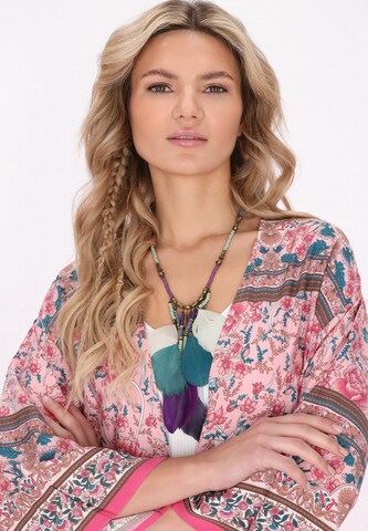 usha FESTIVAL - Kimono em rosa