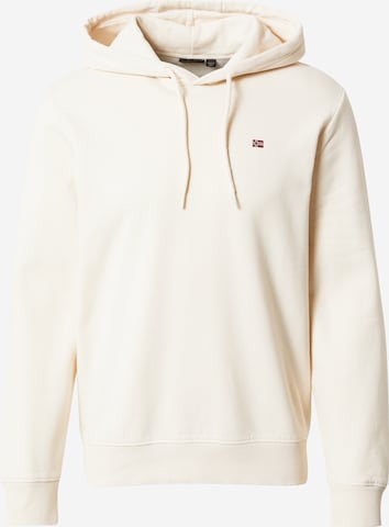 NAPAPIJRI Sweatshirt 'BALIS' in Beige: voorkant