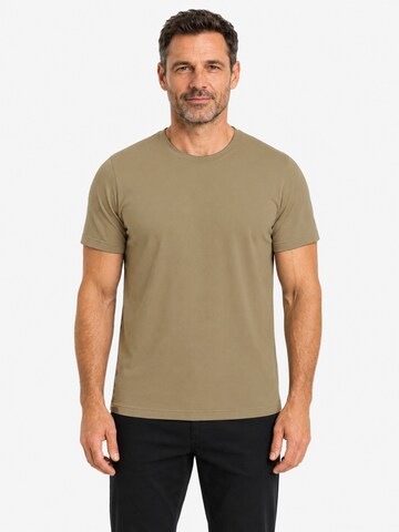 SITZTGUT Shirt 'Classic Crew Neck T-Shirt' in Green: front