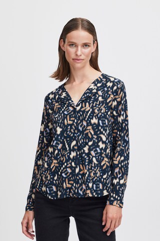 b.young Blouse 'Josa' in Blue: front