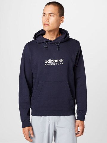 ADIDAS ORIGINALS Sweatshirt 'Adventure' in Black: front