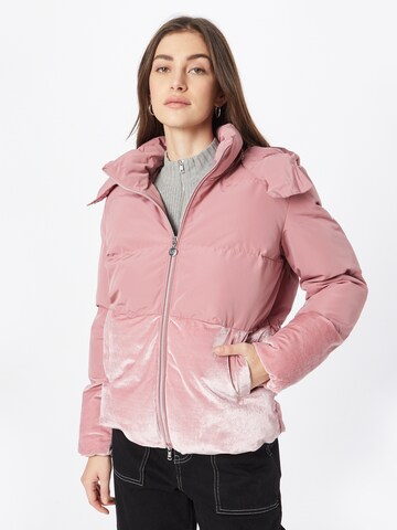 EA7 Emporio Armani Between-Season Jacket in Pink: front