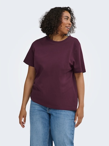 ONLY Carmakoma - Camiseta 'CARJEN' en lila: frente