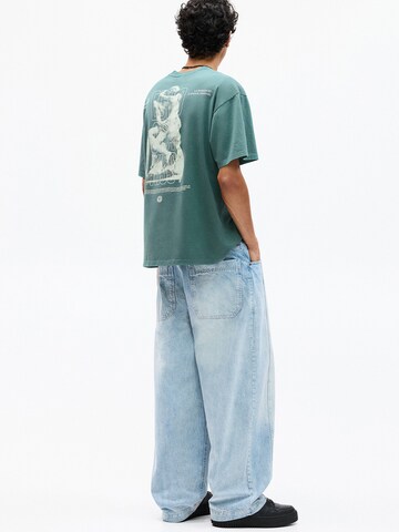 T-Shirt Pull&Bear en vert