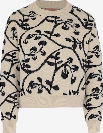 Pull-over NALLY en beige : devant