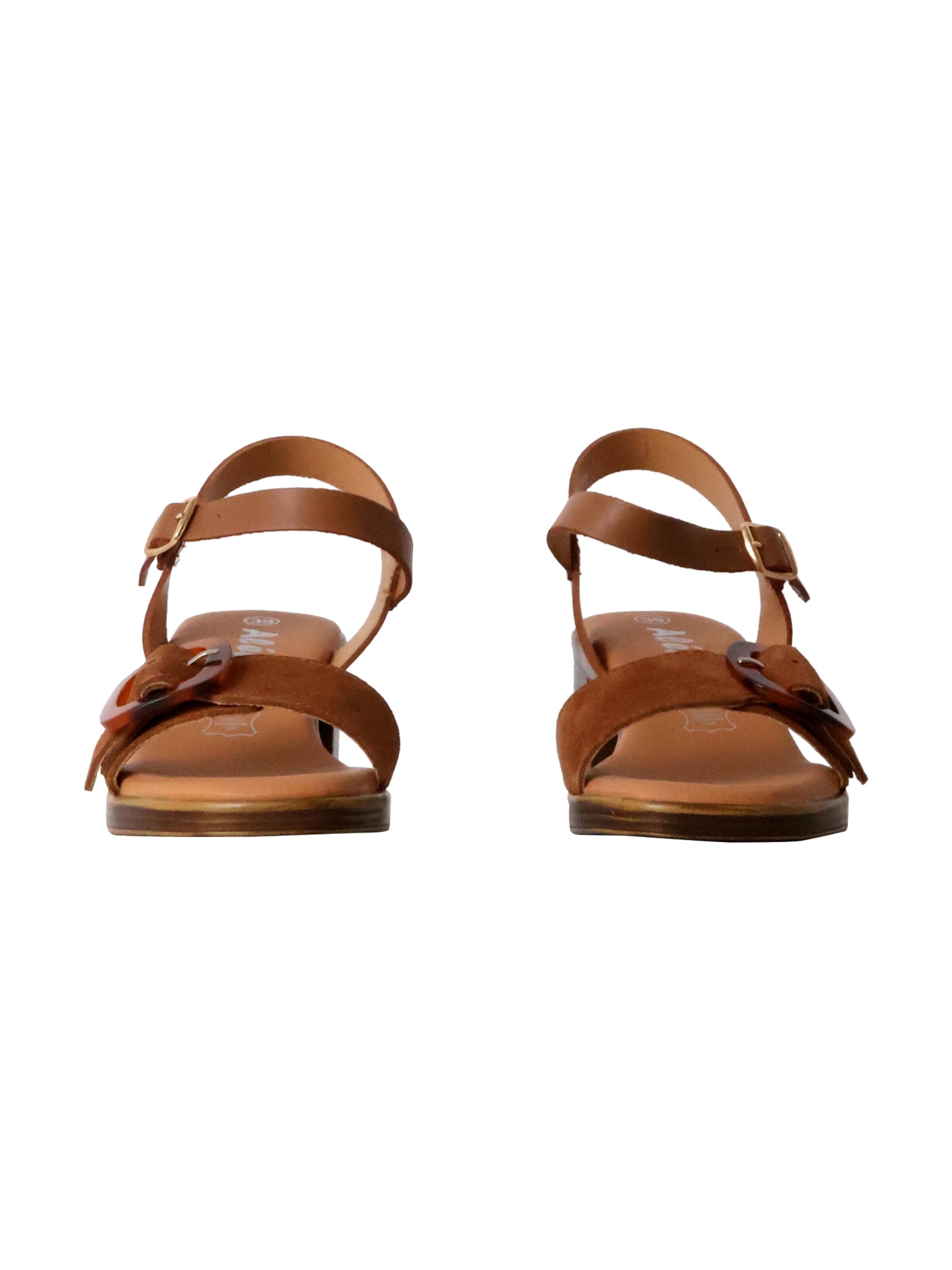 Sandales 'Aleno' The Divine Factory en marron