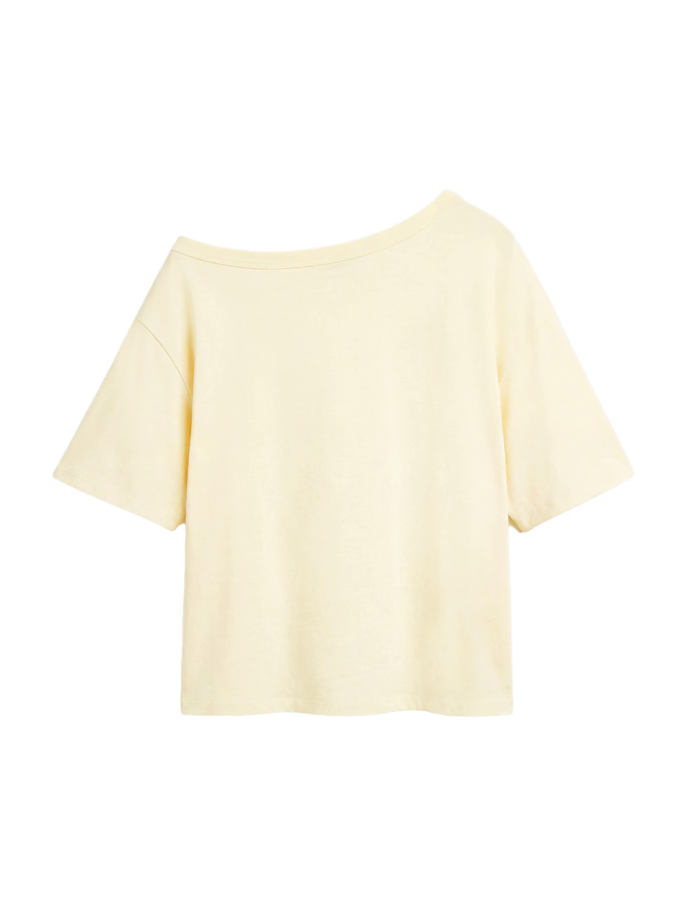 Pull&Bear Тениска в жълто