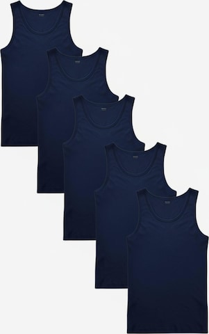 Maxte Undershirt 'BASIC MAX Ärmelloses Trägerhemd 5er Pack' in Blue: front