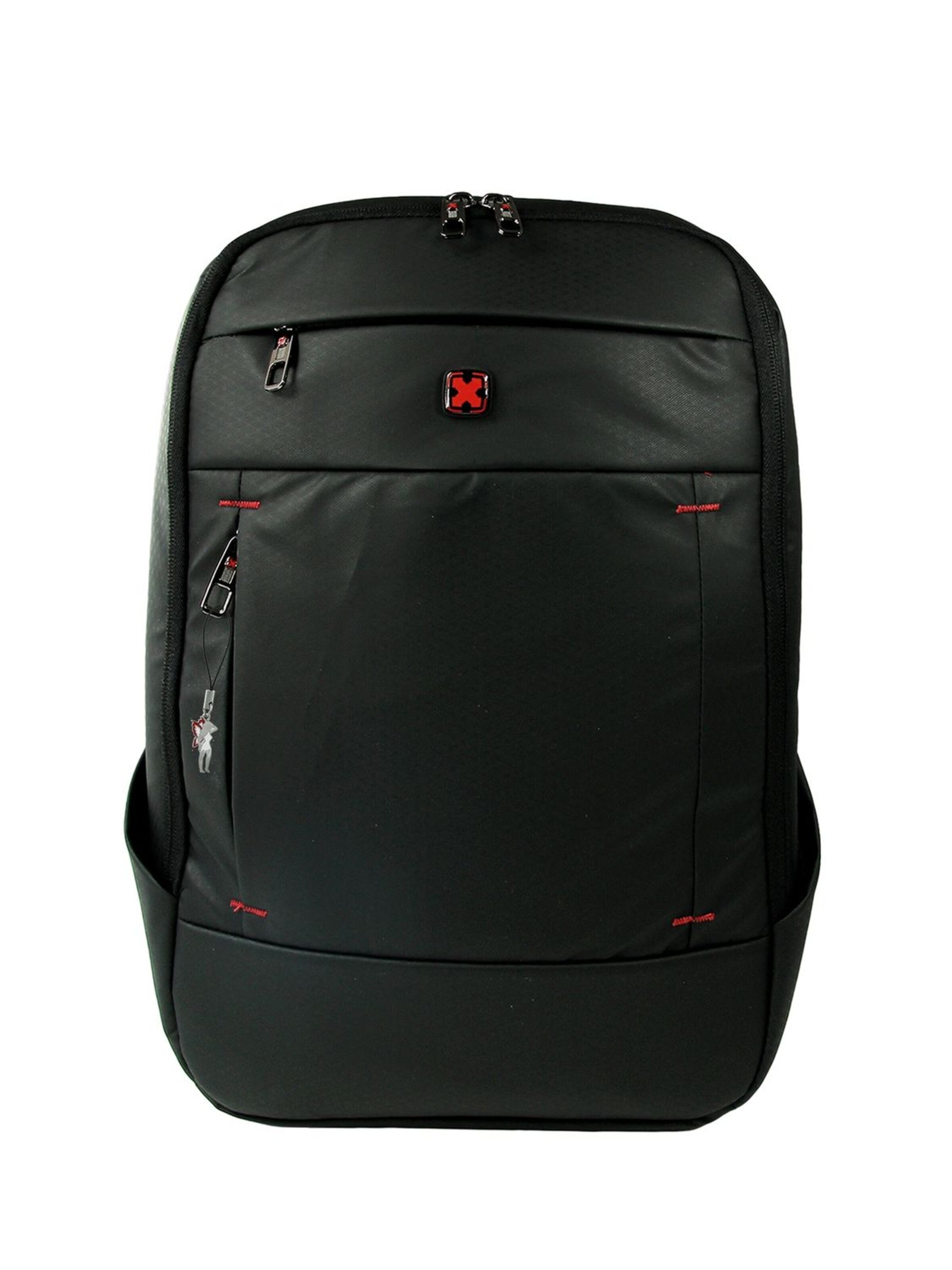 Travel N Meet Backpack in Black: front
