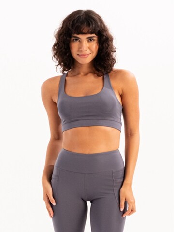 Justever Bustier Sport-BH in Grau