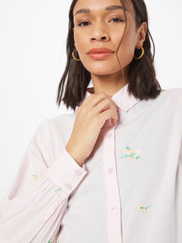 PIECES Blouse 'SUMMER' in Pink