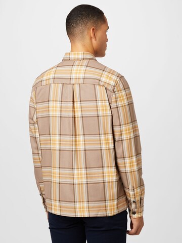 Les Deux - Ajuste regular Camisa 'Keanu' en marrón