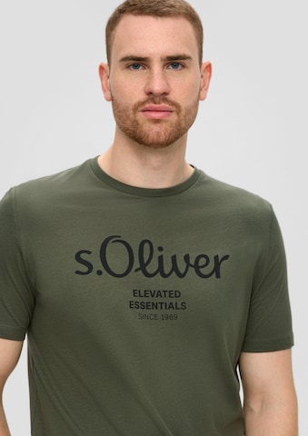 T-Shirt s.Oliver Red Label Big & Tall en vert