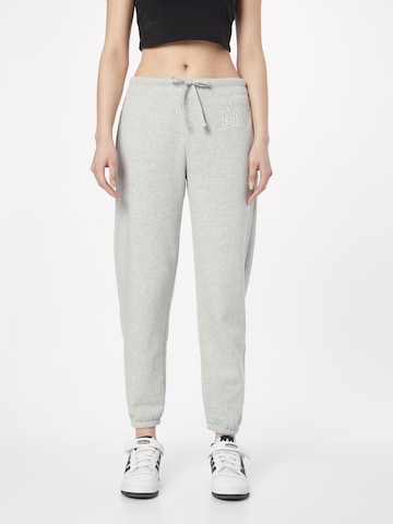 GAP Tapered Broek 'HERITAGE' in Grijs: voorkant