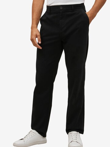 Regular Pantalon chino Next en noir : devant