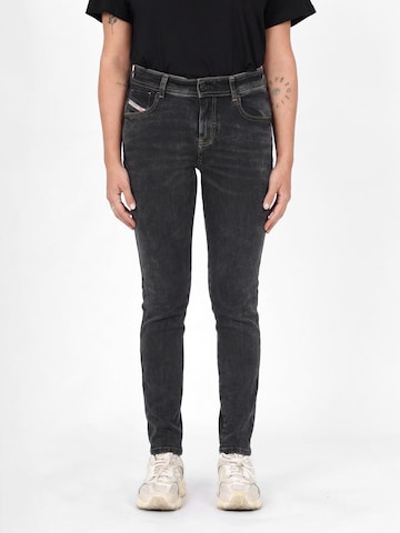 DIESEL Skinny Jeans '2017 D-SLANDY' in Grijs