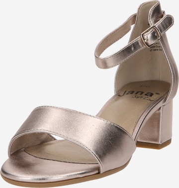 JANA Sandals in Gold: front